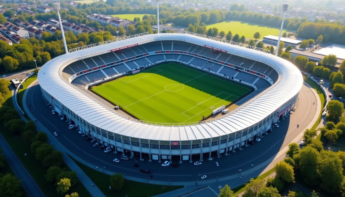 Plan stade Marcel Picot : accès, tribunes et repères pratiques pour venir à Tomblaine